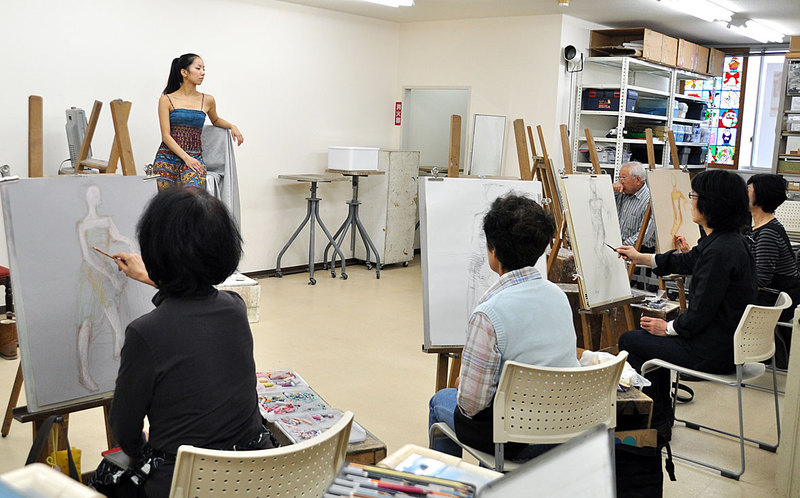 人物デッサン 藤沢市の美術教室 湘南美術アカデミー