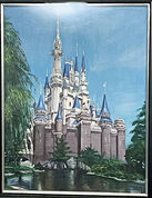 [1] 新田　恵美　「夢の国　」　油絵　８号
デズニーランドのシンデレラ城を描きました